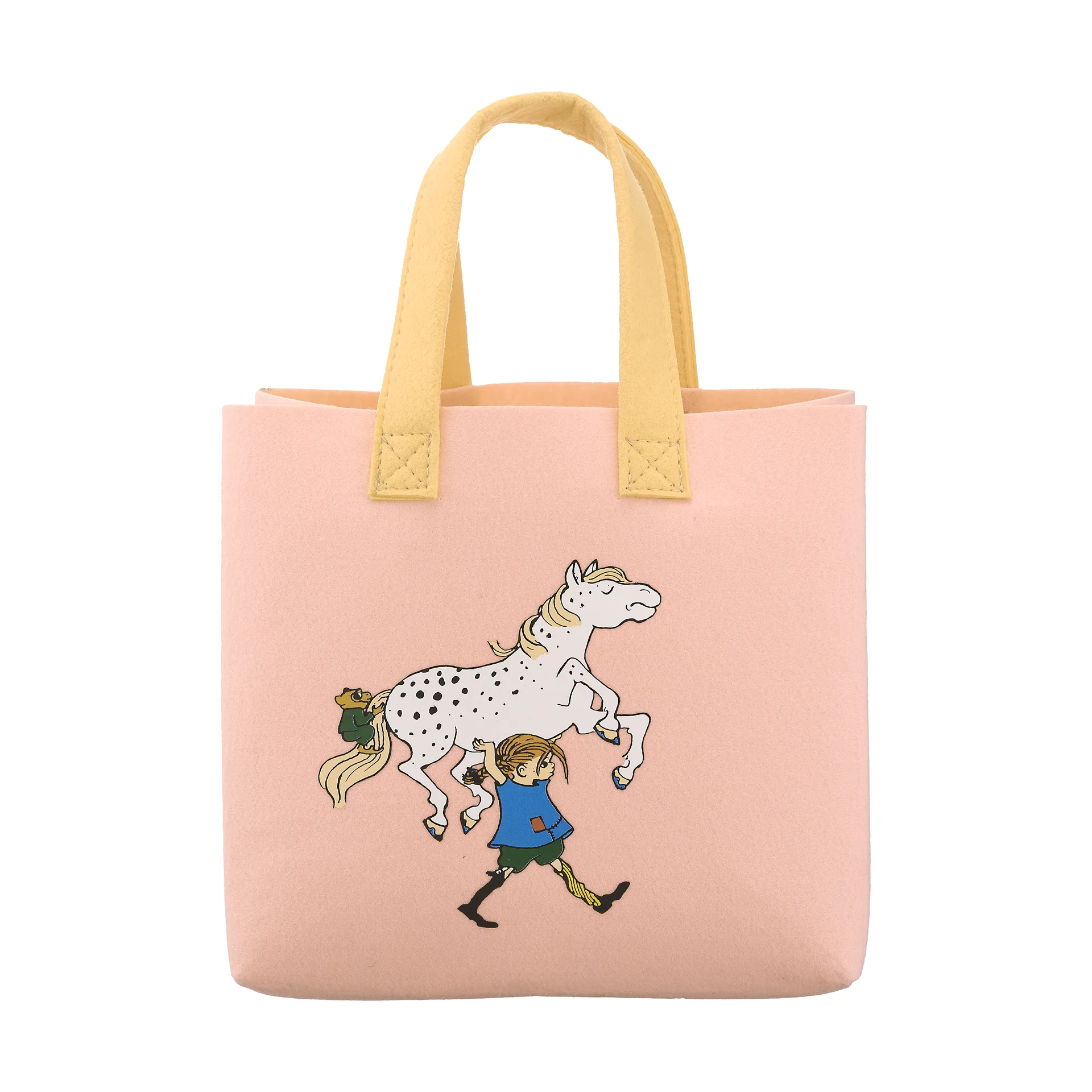 Pippi Tote Bag veske 25x25 cm, Pippi and the Horse Muurla