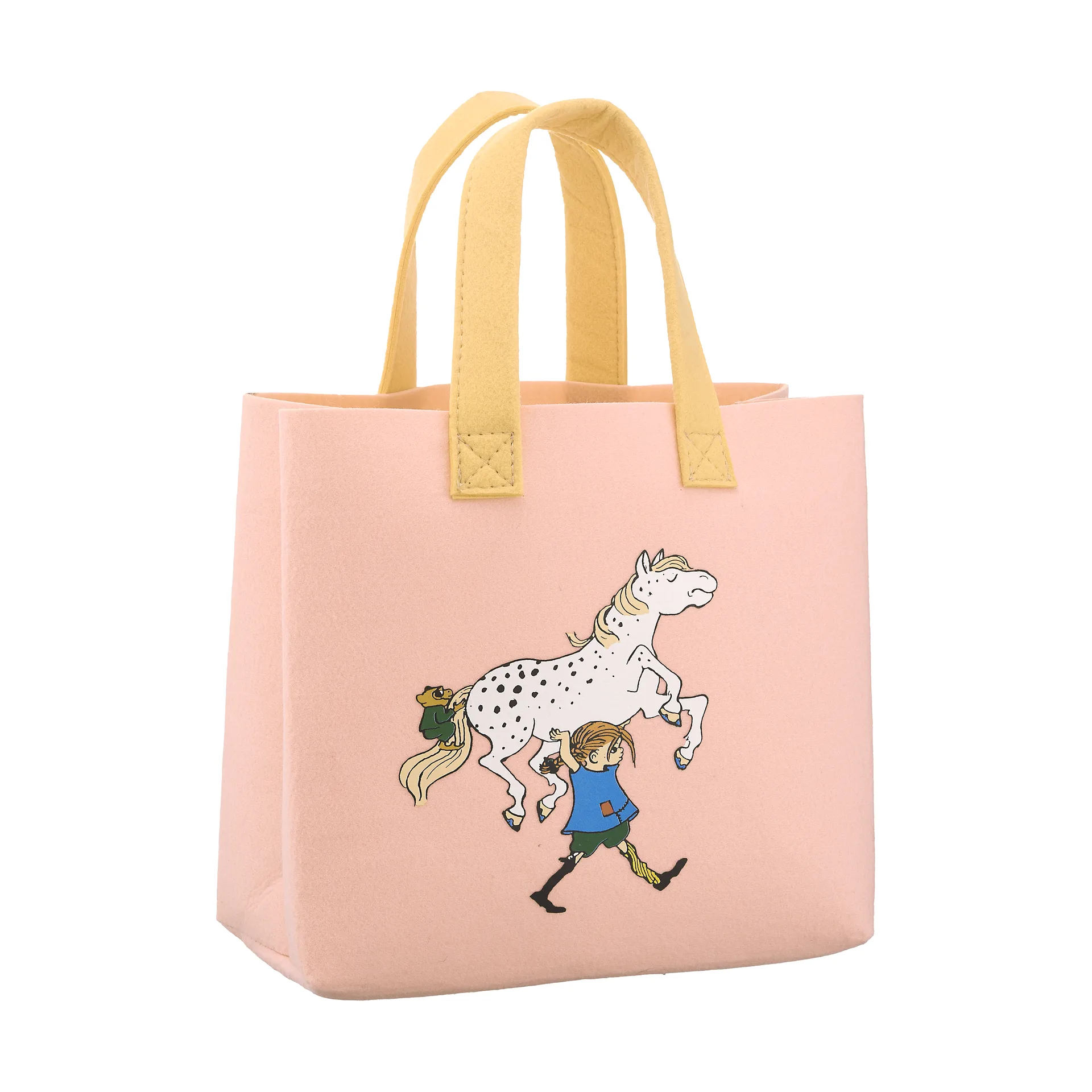 Pippi Tote Bag veske 25x25 cm, Pippi and the Horse Muurla