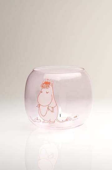 Snorkfrøken lyslykt/skål Ø 9 cm - Pink - Muurla