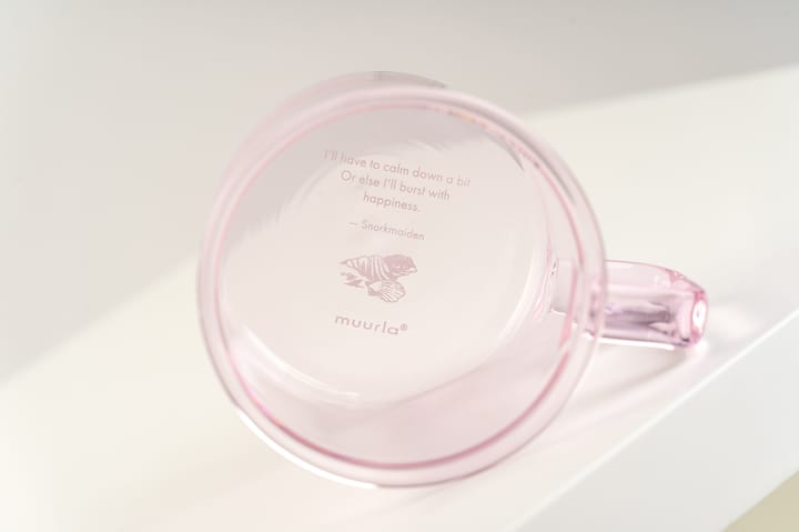 Snorkmaiden glasskopp 35 cl, Rosa Muurla