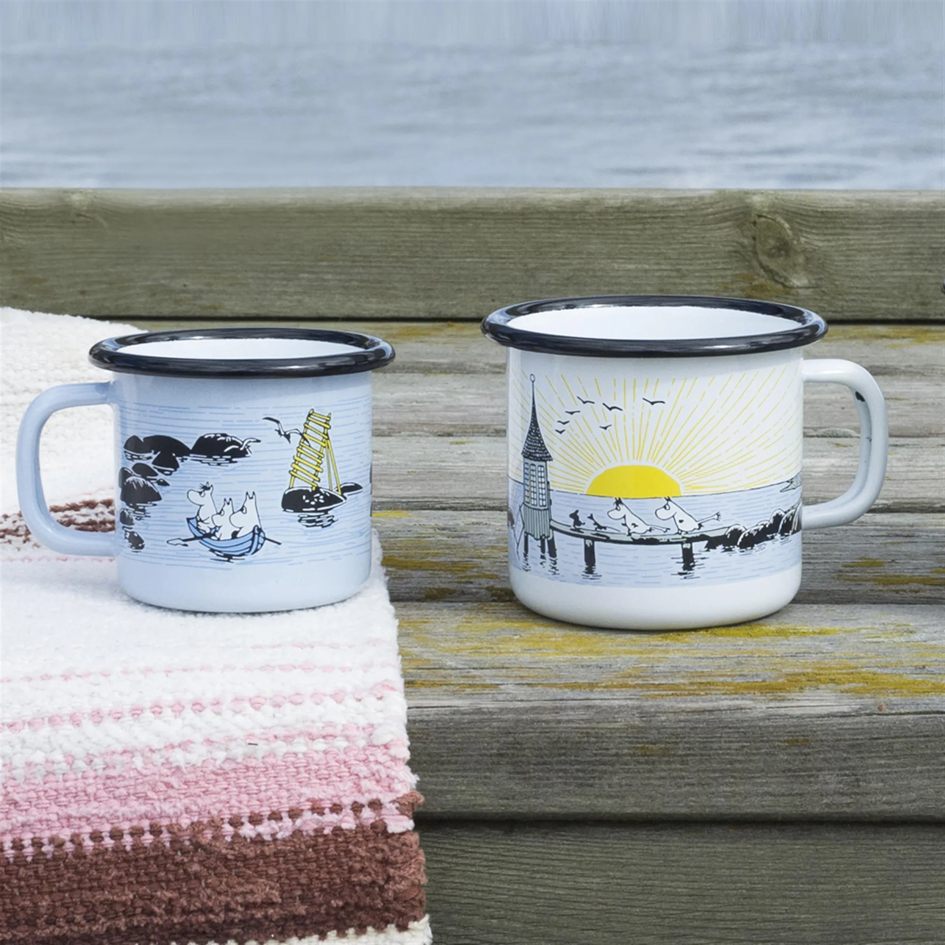 Sommervind emaljekopp, 2,5 dl Muurla