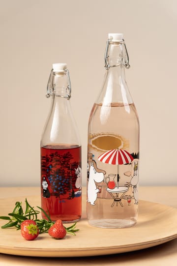 Summertime glassflaske 1 L - Transparent - Muurla