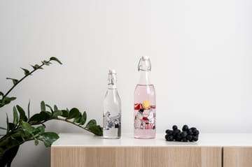 Summertime glassflaske 1 L - Transparent - Muurla