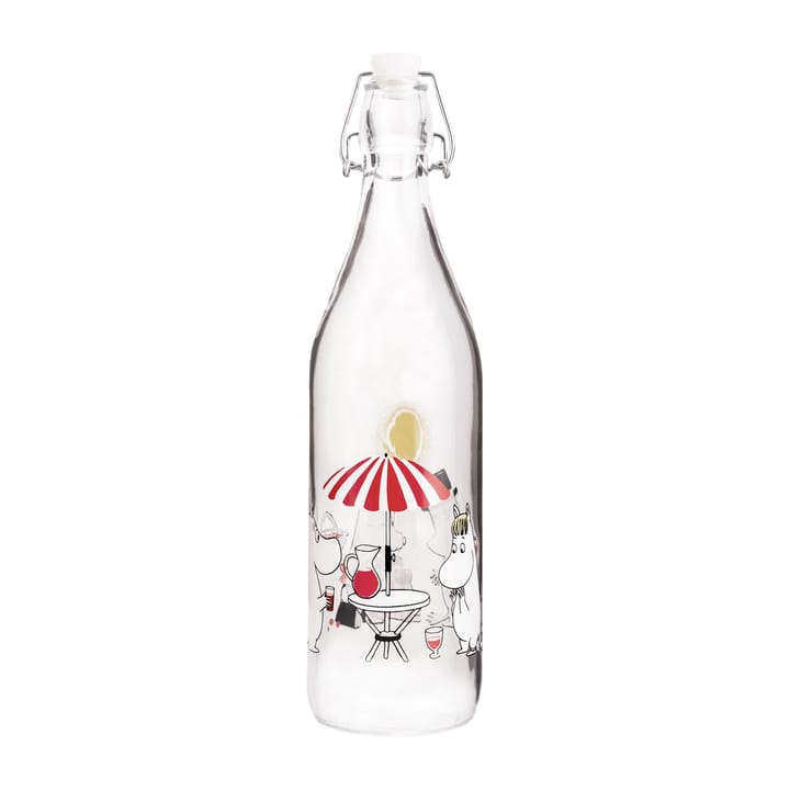 Summertime glassflaske 1 L - Transparent - Muurla