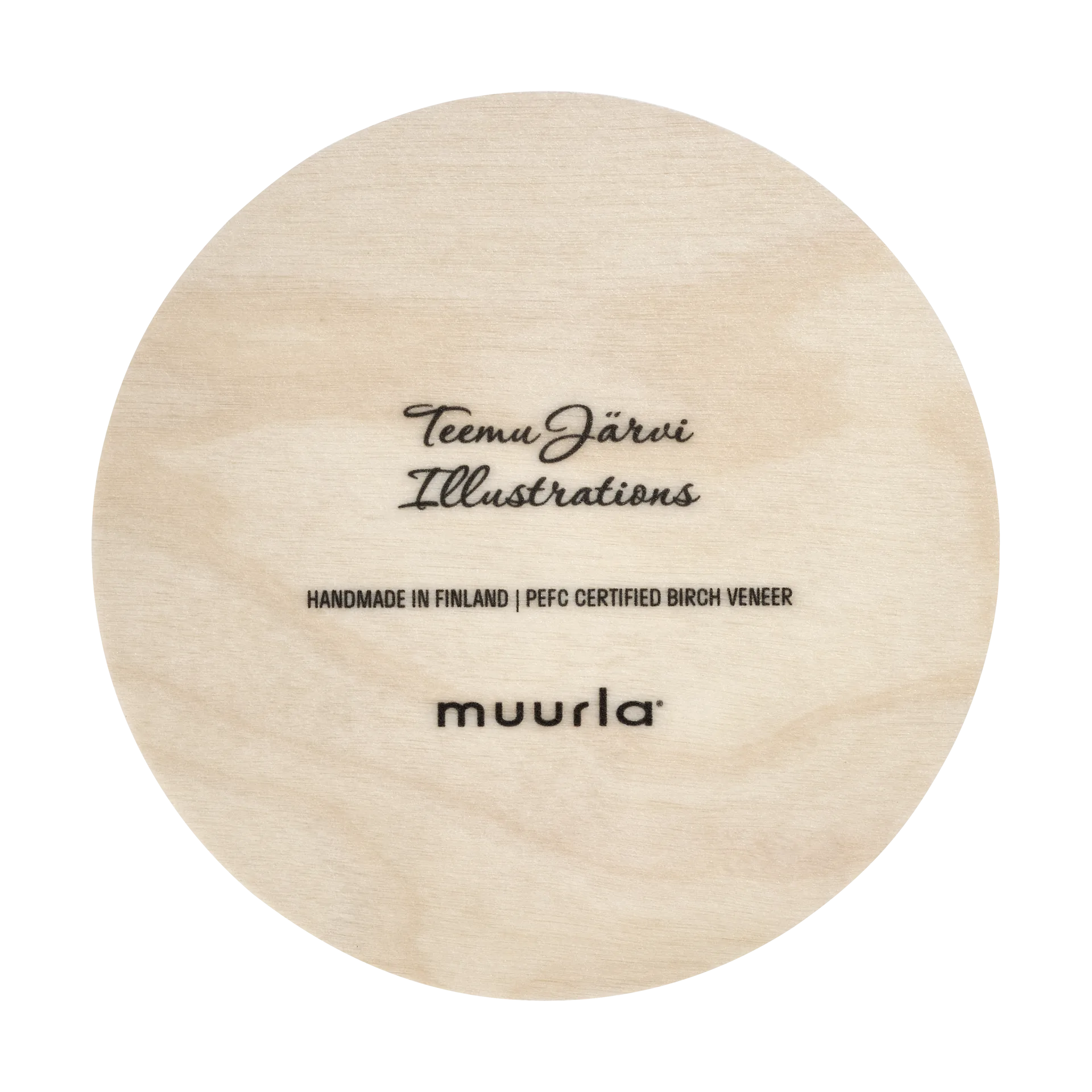 Teemu Järvi x Muurla glassunderlag Ø10 cm, Piggsvin Muurla