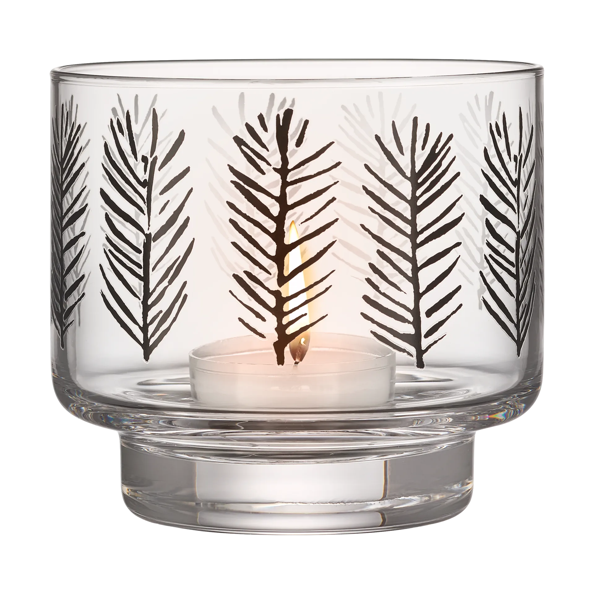 Teemu Järvi x Muurla telyslykt Ø9x8 cm, Spruce branches Muurla