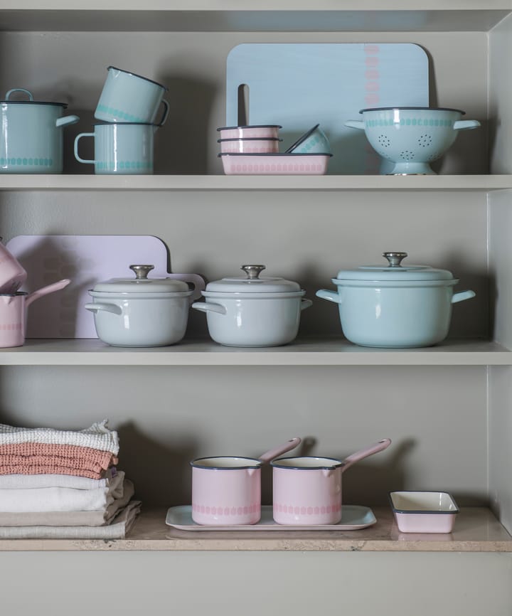 Vappu emaljert ildfast form, Rosa Muurla