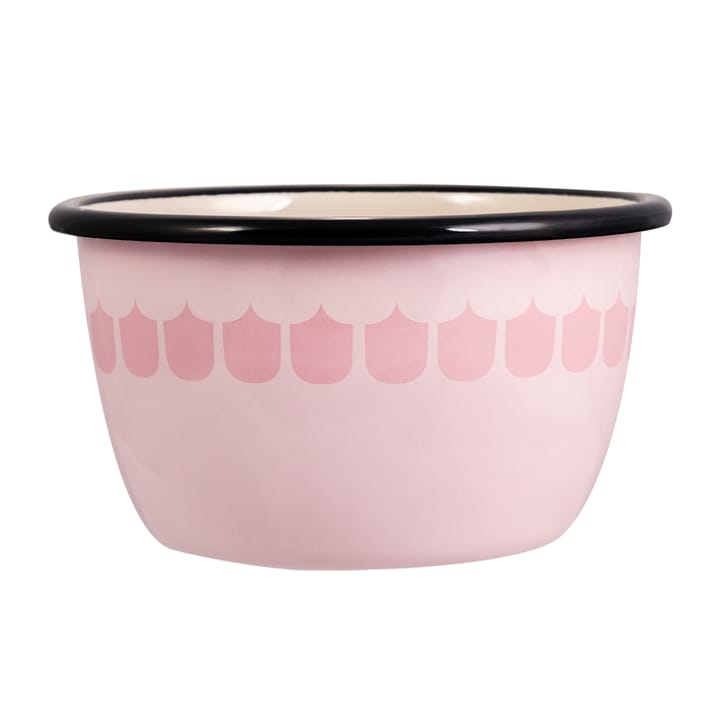 Vappu emaljeskål 60 cl, Rosa Muurla
