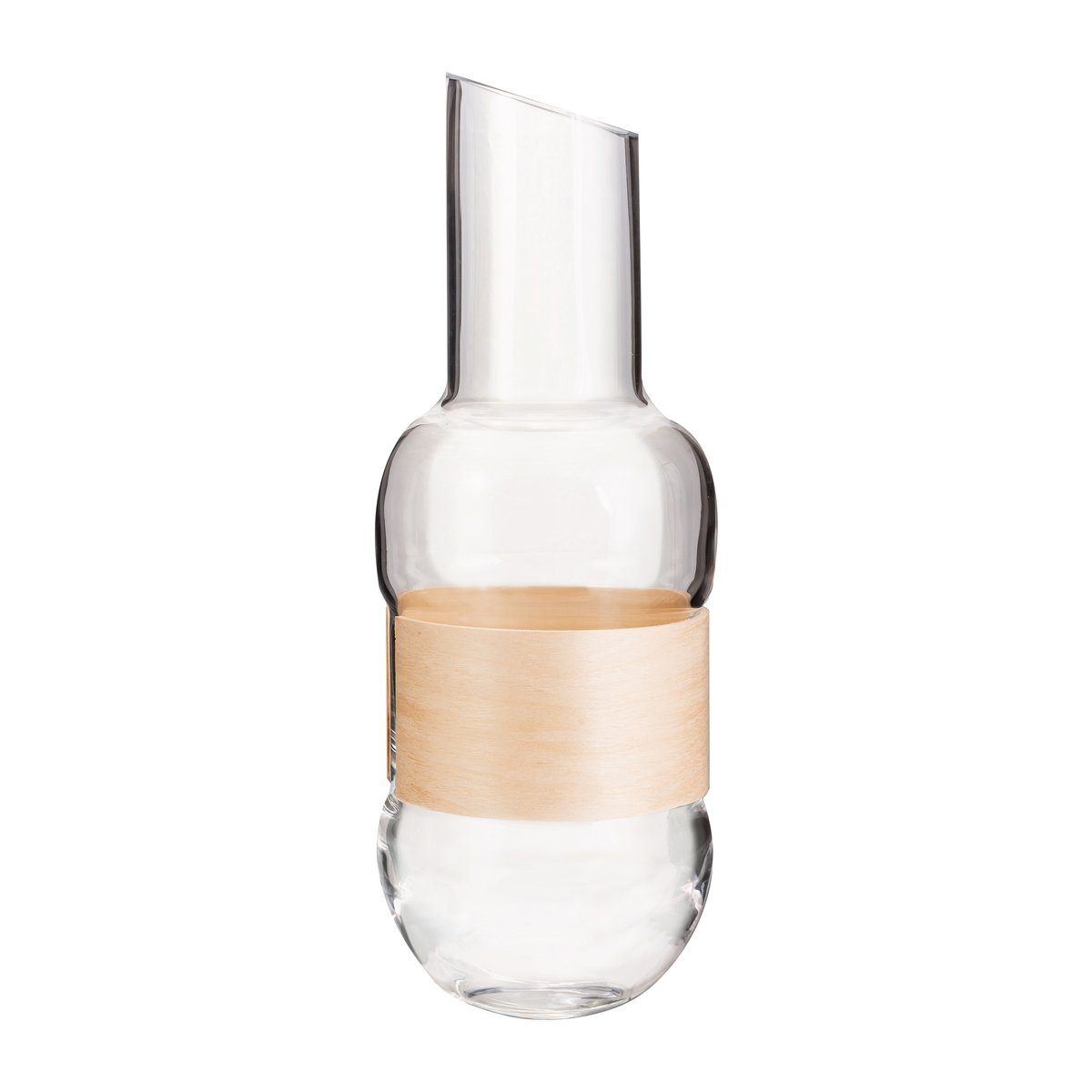 Muurla Veneer karaffel 1 L Transparent-bjrk | Skandinavisk Design | Vannkarafler & Vannmugger | Gjennomsiktig