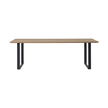 70/70 Outdoor spisebord 225x90 cm svart stålstativ - undefined - Muuto