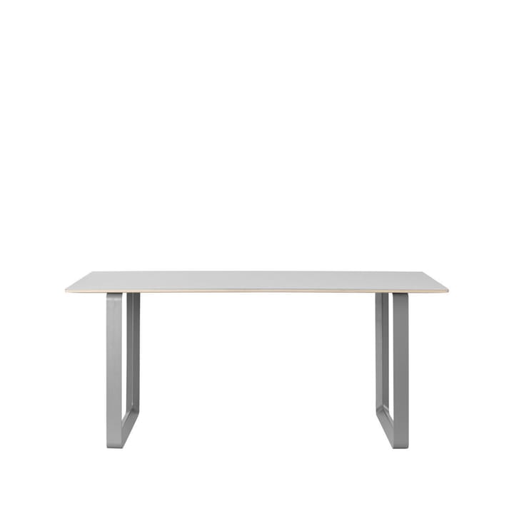 70/70 spisebord 170 x 85 cm - Grey linoleum-Plywood-Grey - Muuto