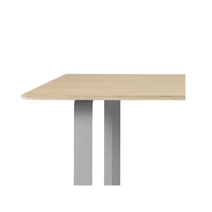 70/70 spisebord 170 x 85 cm, Oak veneer-Plywood-Grey Muuto