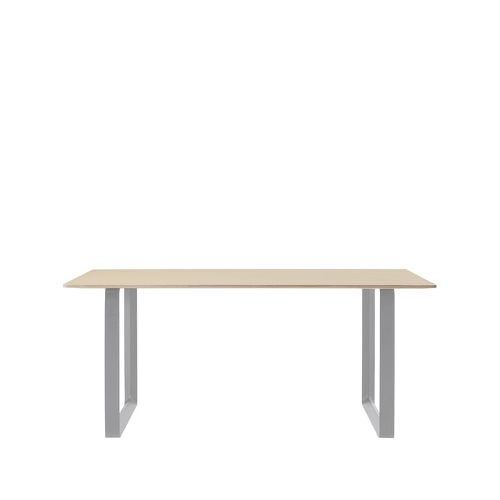 70/70 spisebord 170 x 85 cm - Oak veneer-Plywood-Grey - Muuto