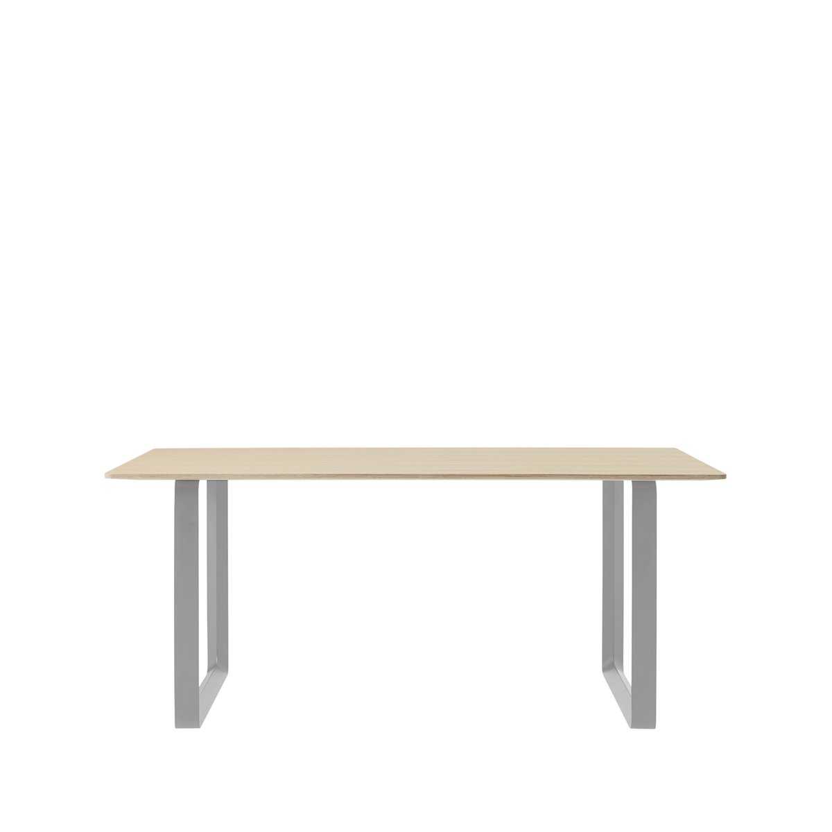 Bilde av Muuto 70/70 spisebord 170 x 85 cm Oak veneer-Plywood-Grey