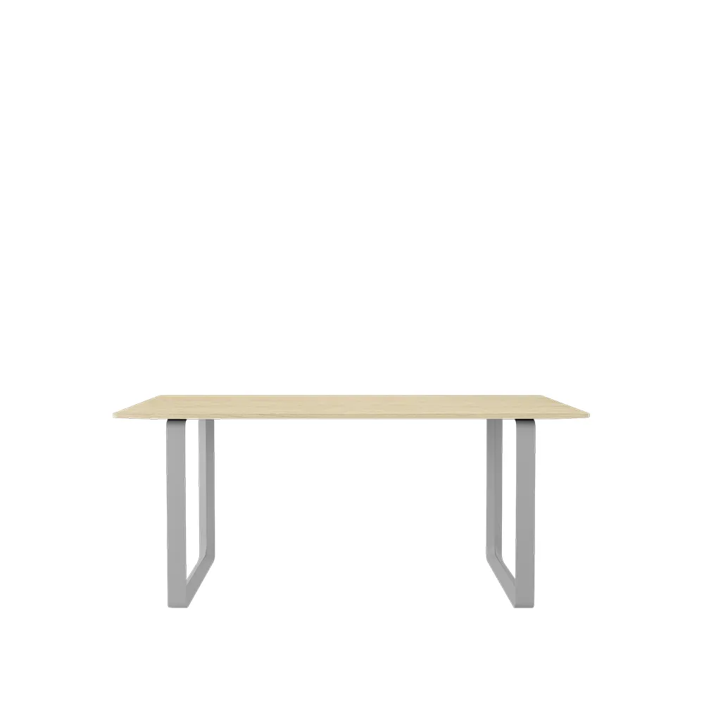 70/70 spisebord 170 x 85 cm, Solid oak-Grey Muuto