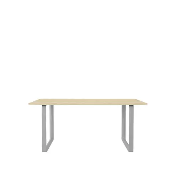 70/70 spisebord 170 x 85 cm - Solid oak-Grey - Muuto