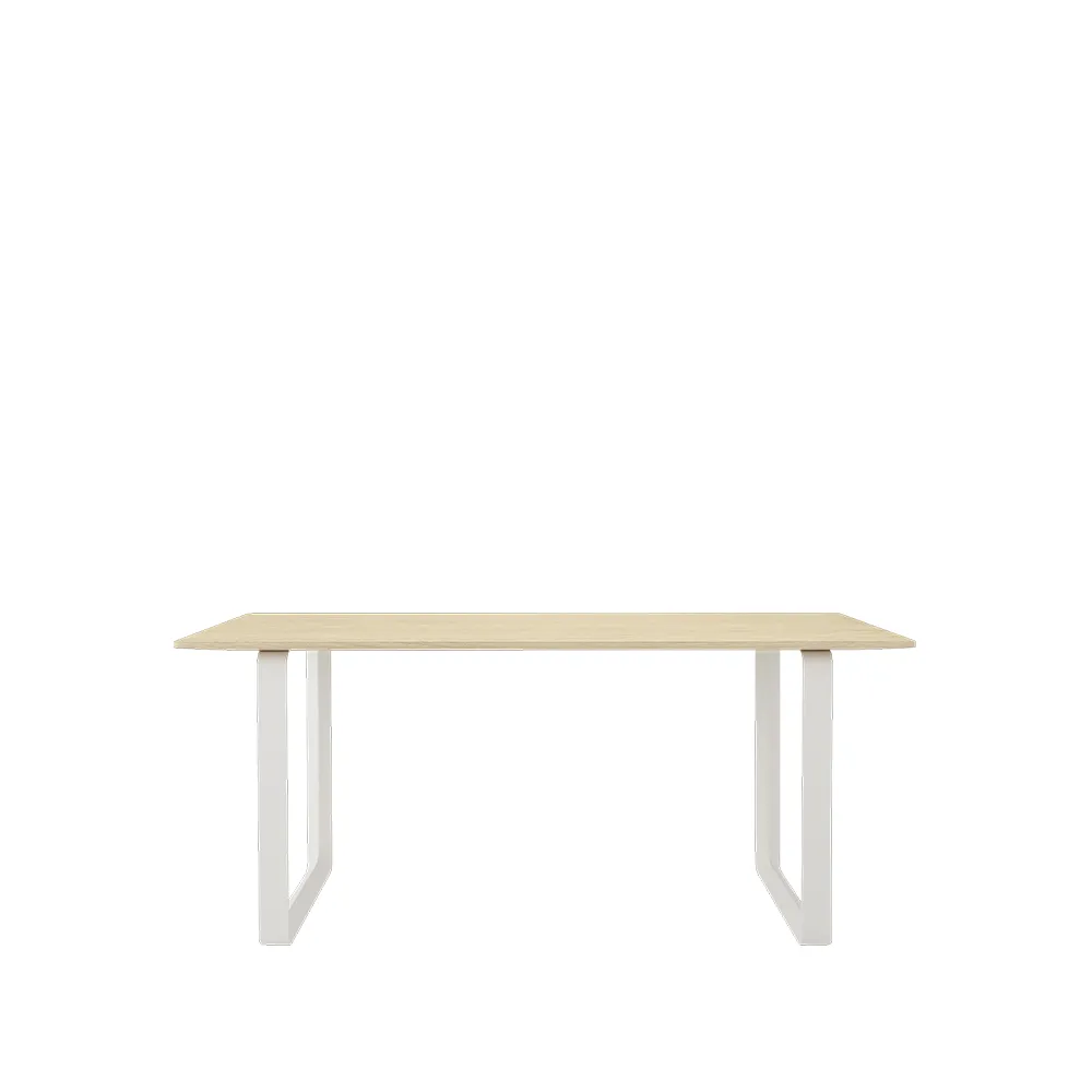 70/70 spisebord 170 x 85 cm, Solid oak-White Muuto