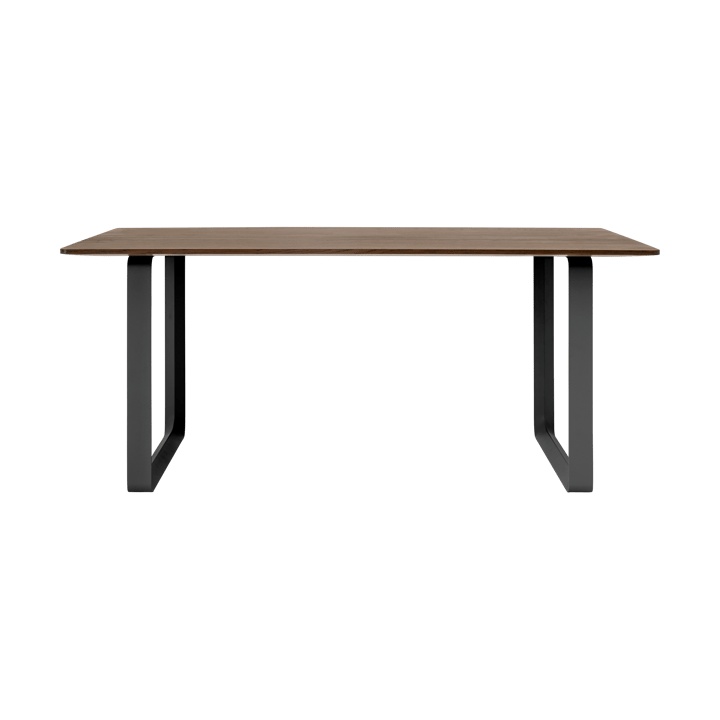 70/70 spisebord 170 x 85 cm - Solid smoked oak-Black - Muuto