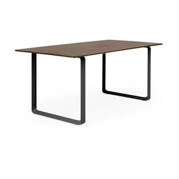 70/70 spisebord 170 x 85 cm - Solid smoked oak-Black - Muuto