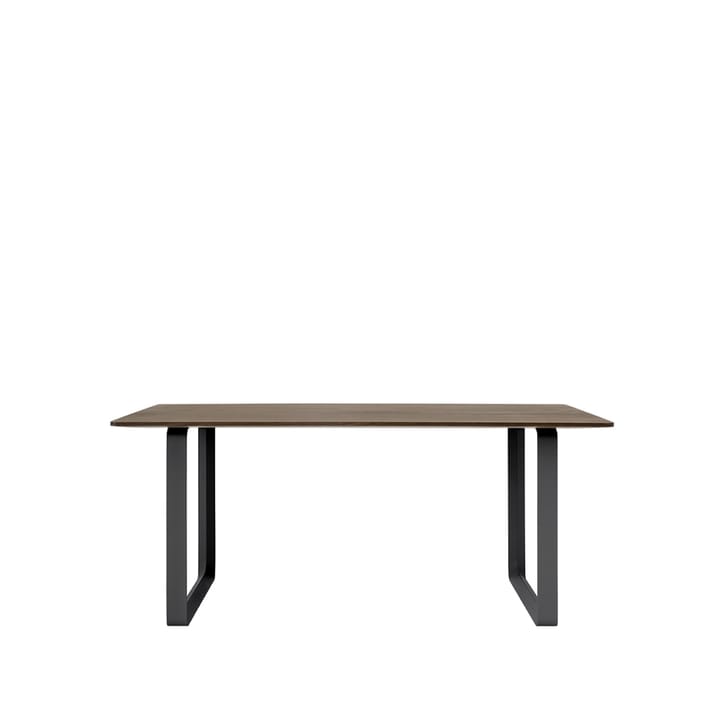 70/70 spisebord 170 x 85 cm - Solid smoked oak-Black - Muuto