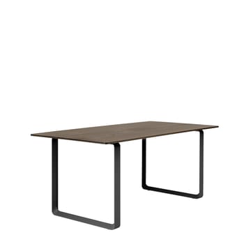 70/70 spisebord 170 x 85 cm - Solid smoked oak-Black - Muuto