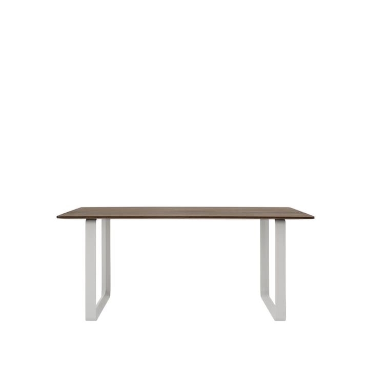 70/70 spisebord 170 x 85 cm - Solid smoked oak-Grey - Muuto