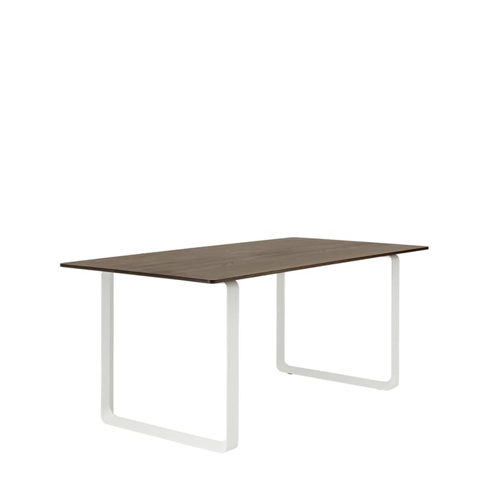 70/70 spisebord 170 x 85 cm, Solid smoked oak-White Muuto