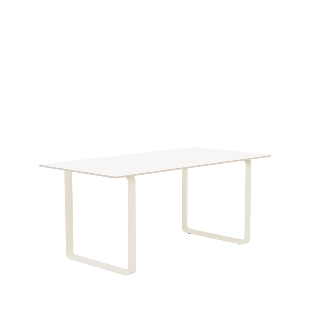 Bilde av Muuto 70/70 spisebord 170 x 85 cm White laminate-Plywood-Sand