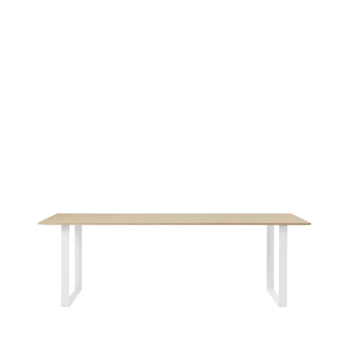 Bilde av Muuto 70/70 spisebord 225 x 90 cm Oak veneer-Plywood-White