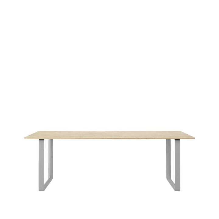 70/70 spisebord 225 x 90 cm - Solid oak-Grey - Muuto