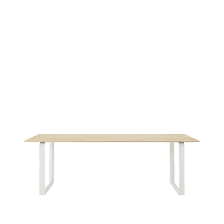 70/70 spisebord 225 x 90 cm - Solid oak-White - Muuto