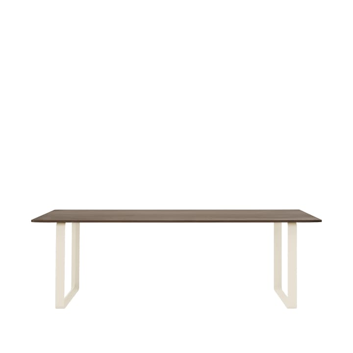 70/70 spisebord 225 x 90 cm - Solid smoked oak-Sand - Muuto