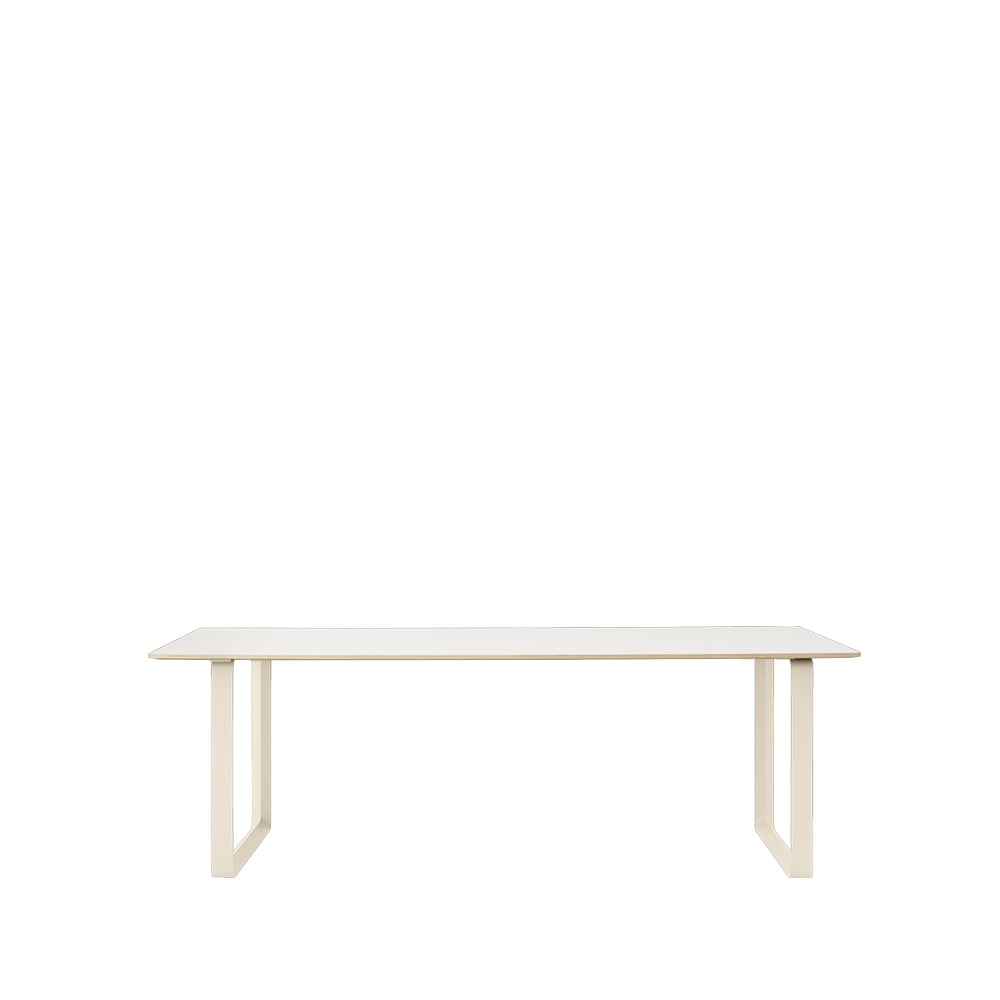 Bilde av Muuto 70/70 spisebord 225 x 90 cm White laminate-Plywood-Sand