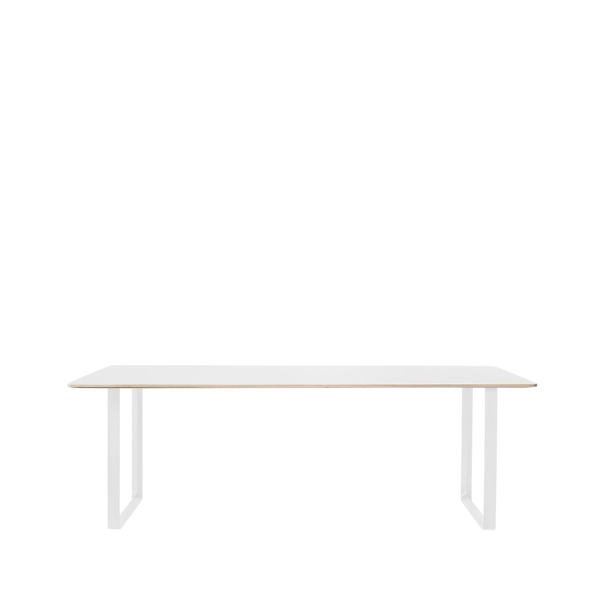 Bilde av Muuto 70/70 spisebord 225 x 90 cm White laminate-Plywood-White