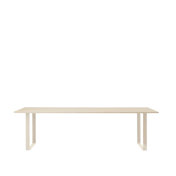 70/70 spisebord 255 x 108 cm - Oak veener-Plywood-Sand - Muuto