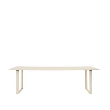 70/70 spisebord 255 x 108 cm - Sand laminate-Plywood-Sand - Muuto