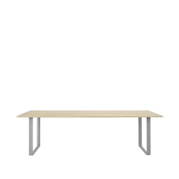 70/70 spisebord 255 x 108 cm - Solid oak-Grey - Muuto