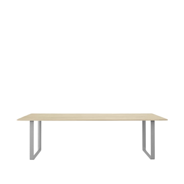 70/70 spisebord 255 x 108 cm - Solid oak-Grey - Muuto