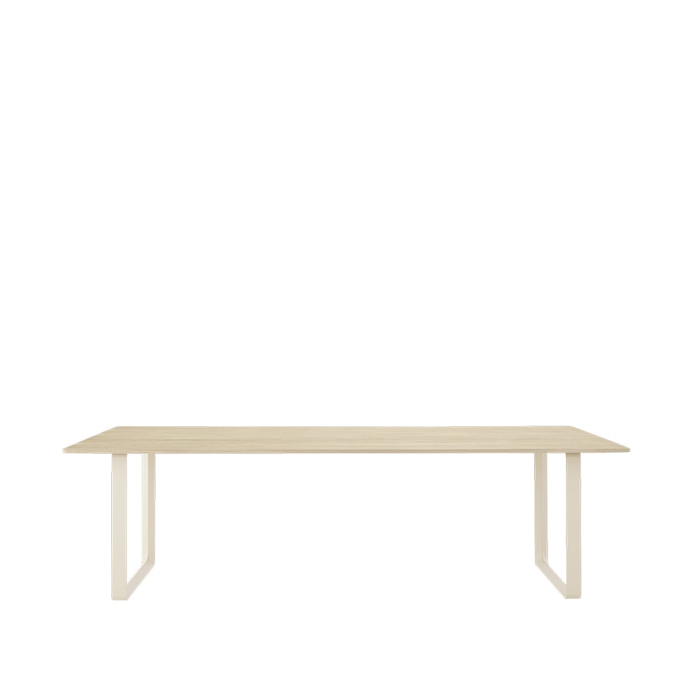 Bilde av Muuto 70/70 spisebord 255 x 108 cm Solid oak-Sand