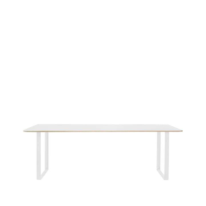 70/70 spisebord 255 x 108 cm - White laminate-Plywood-White - Muuto