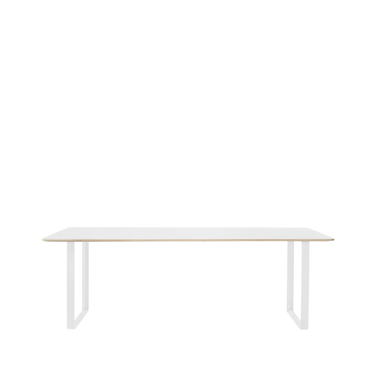 Bilde av Muuto 70/70 spisebord 255 x 108 cm White laminate-Plywood-White