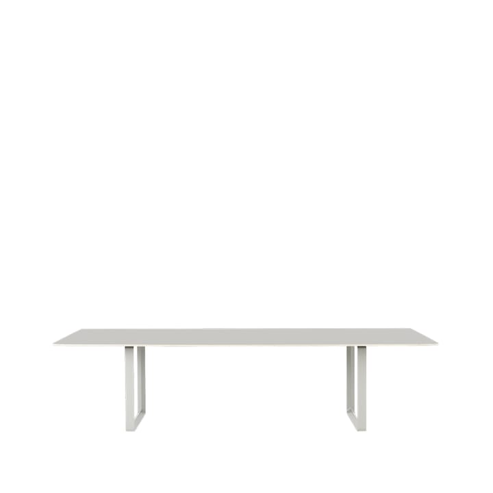 70/70 spisebord 295 x 108 cm - Grey linoleum-Plywood-Grey - Muuto
