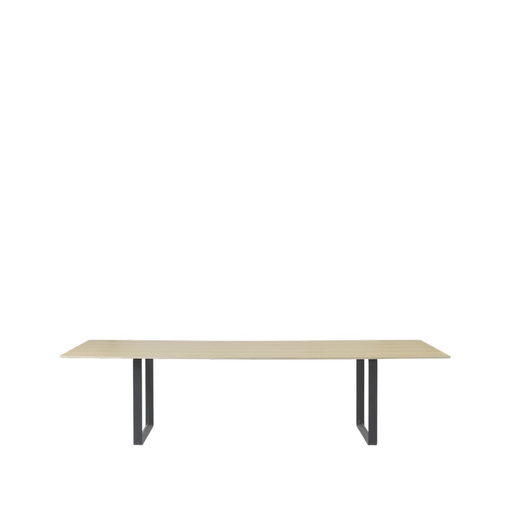 Bilde av Muuto 70/70 spisebord 295 x 108 cm Oak veneer-Plywood-Black