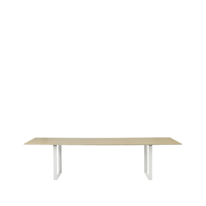 70/70 spisebord 295 x 108 cm - Oak veneer-Plywood-White - Muuto