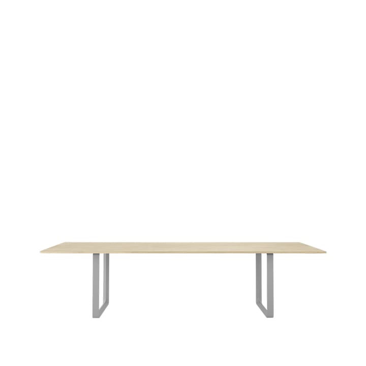 70/70 spisebord 295 x 108 cm - Solid oak-Grey - Muuto