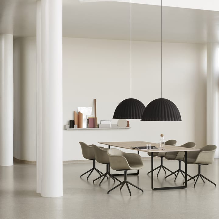 70/70 spisebord 295 x 108 cm, Solid oak-Sand Muuto