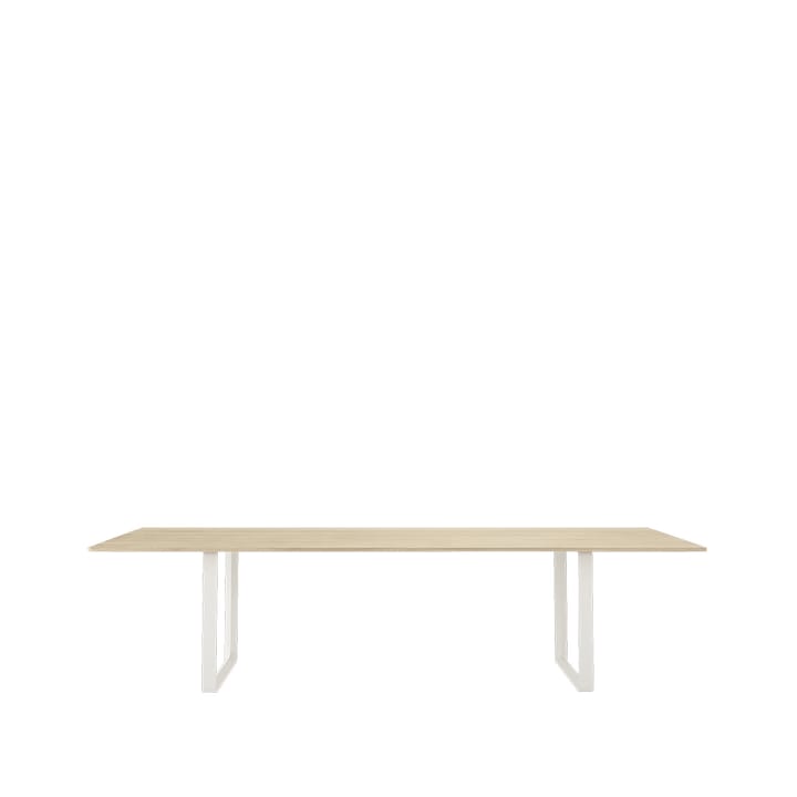 70/70 spisebord 295 x 108 cm - Solid oak-White - Muuto