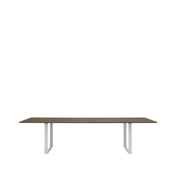 70/70 spisebord 295 x 108 cm - Solid smoked oak-Grey - Muuto