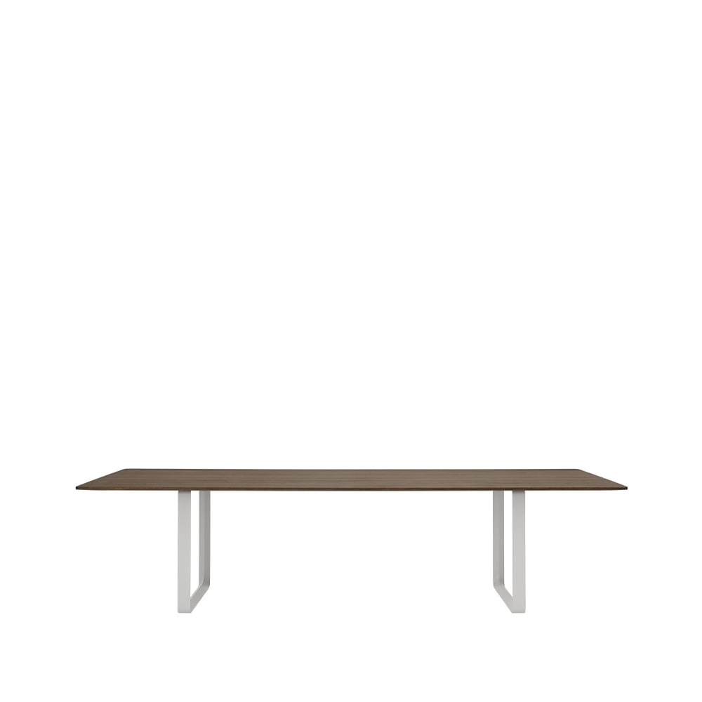 Bilde av Muuto 70/70 spisebord 295 x 108 cm Solid smoked oak-Grey