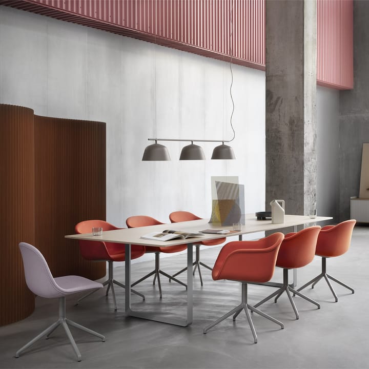 70/70 spisebord 295 x 108 cm, Sollid oak-Black Muuto